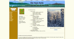 Desktop Screenshot of harz-seite.de