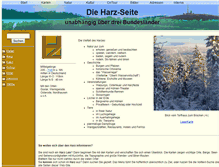 Tablet Screenshot of harz-seite.de